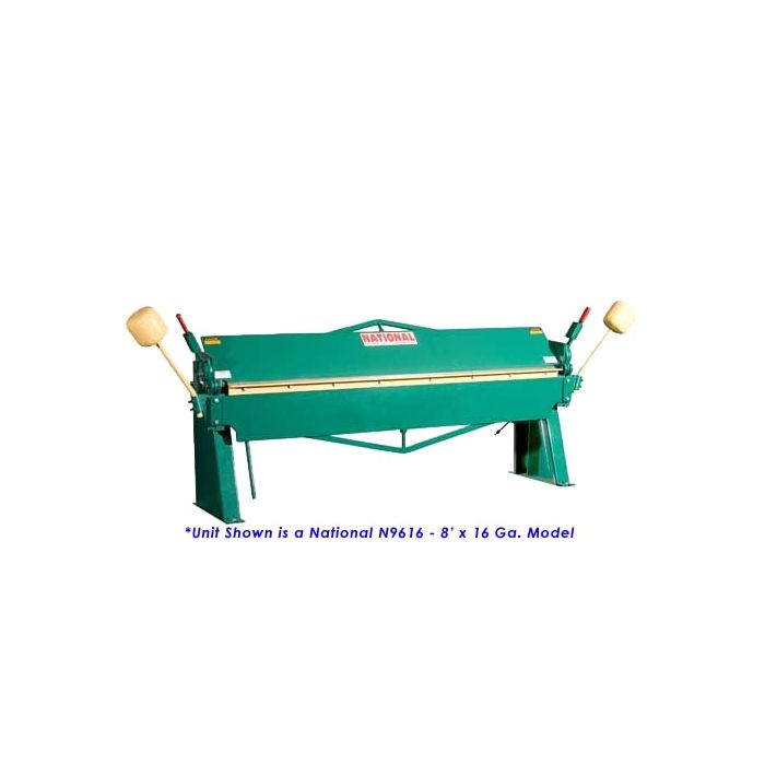 National 6' x 12 Ga. Heavy-Duty Straight Brake - N7212