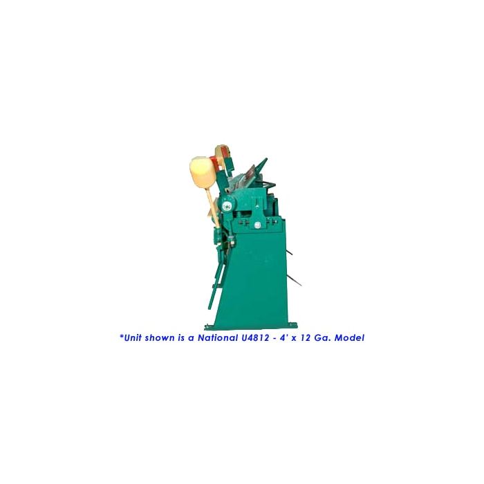 National 6 Ft. x 12 Ga. Box & Pan Brake - U7212 - Brightsteel